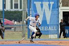 Baseball vs Nichols  Wheaton College Baseball vs Nichols College. - Photo By: KEITH NORDSTROM : Wheaton, baseball